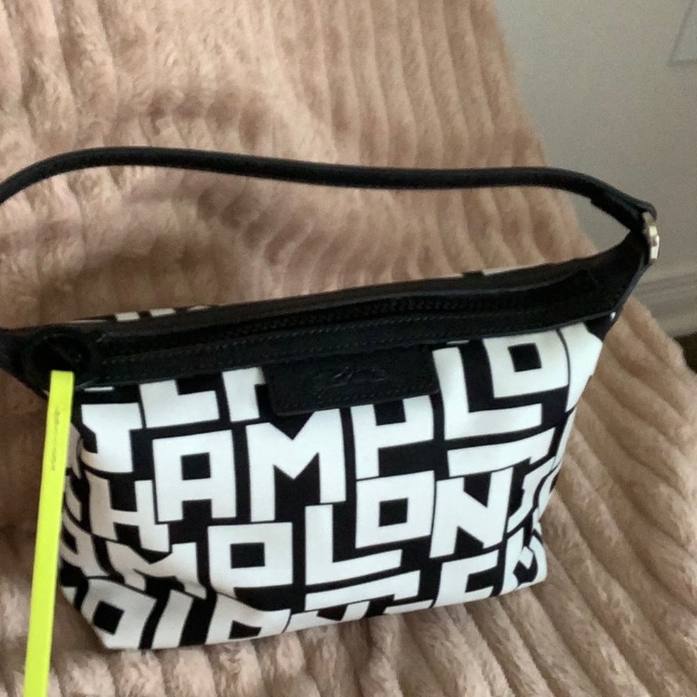Clutch Le Pliage Small  Black/White
